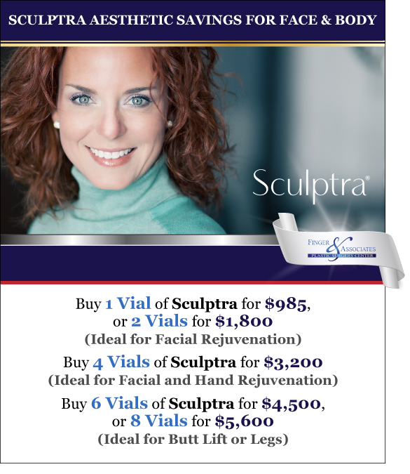 Finger and Associates Special Save on Sculptra