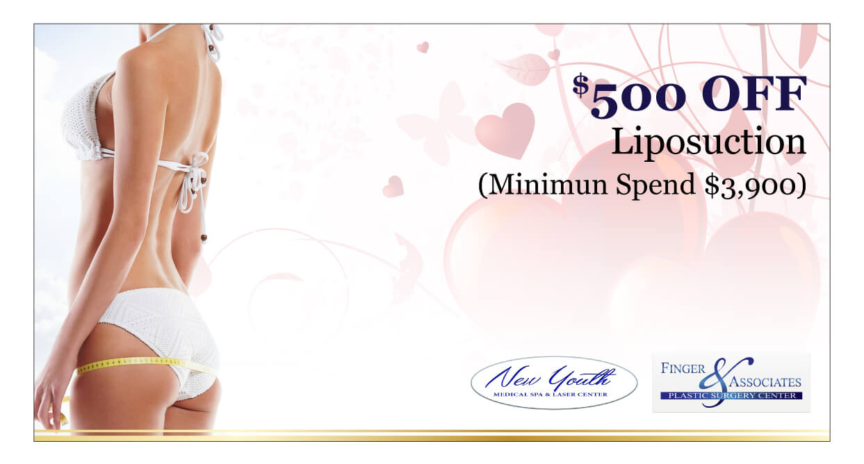 Finger and Associates and New Youth Medical Spa Specials $500 OFF Liposuction