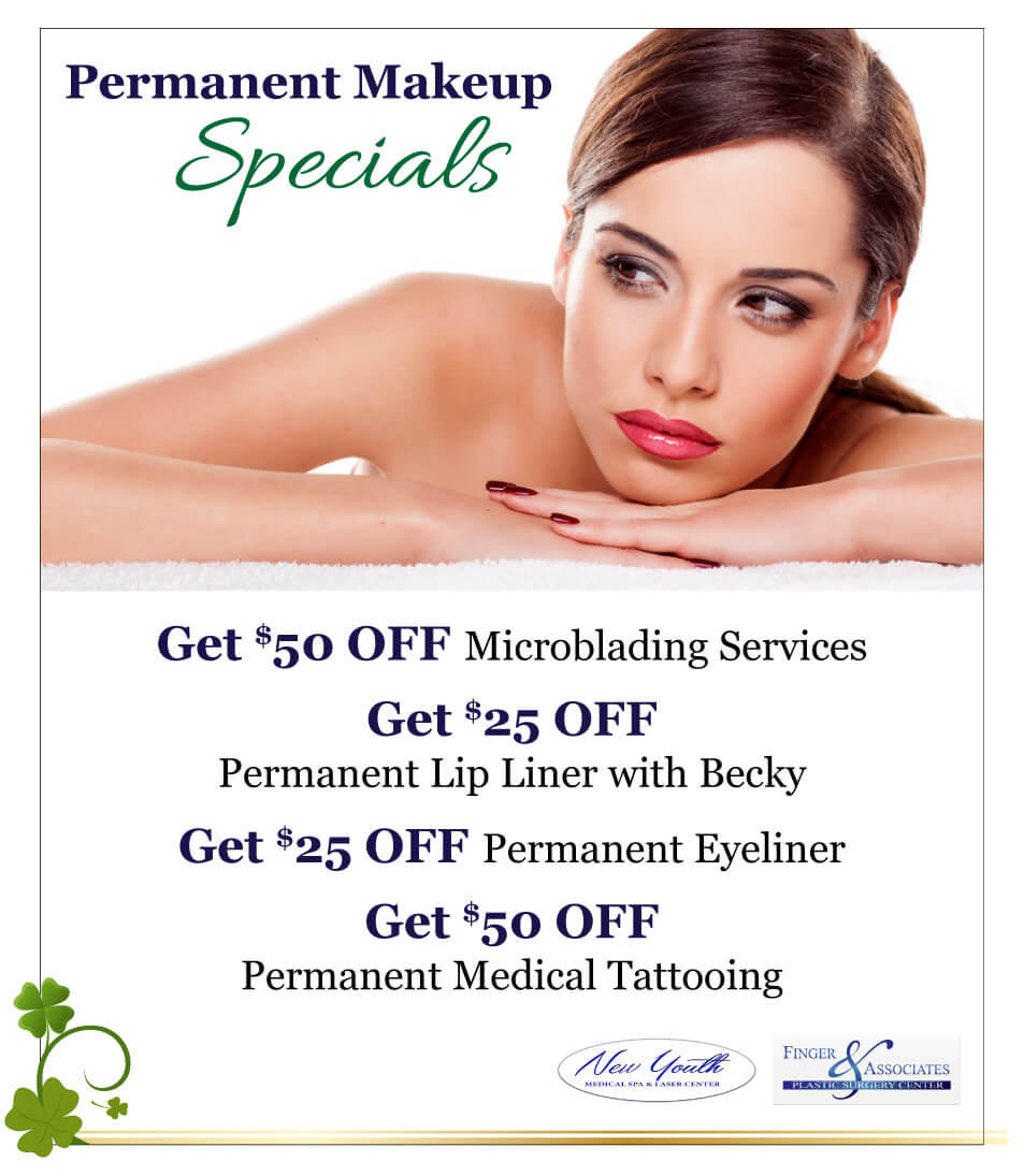 Permanent Lip Liner Special with Becky at Finger and Associates in Savannah Georgia expires March 31 2019