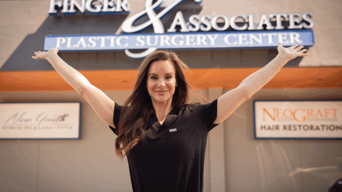 Licensed esthetician Holly Wade at Finger and Associates Savannah,GA