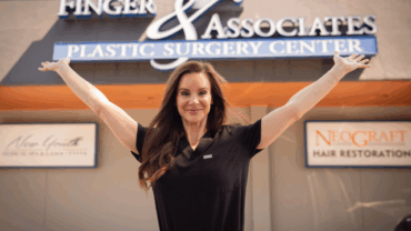 Licensed esthetician Holly Wade at Finger and Associates Savannah,GA