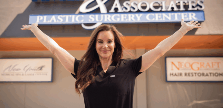 Licensed esthetician Holly Wade at Finger and Associates Savannah,GA