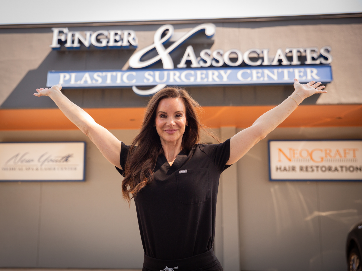 Licensed esthetician Holly Wade at Finger and Associates Savannah,GA