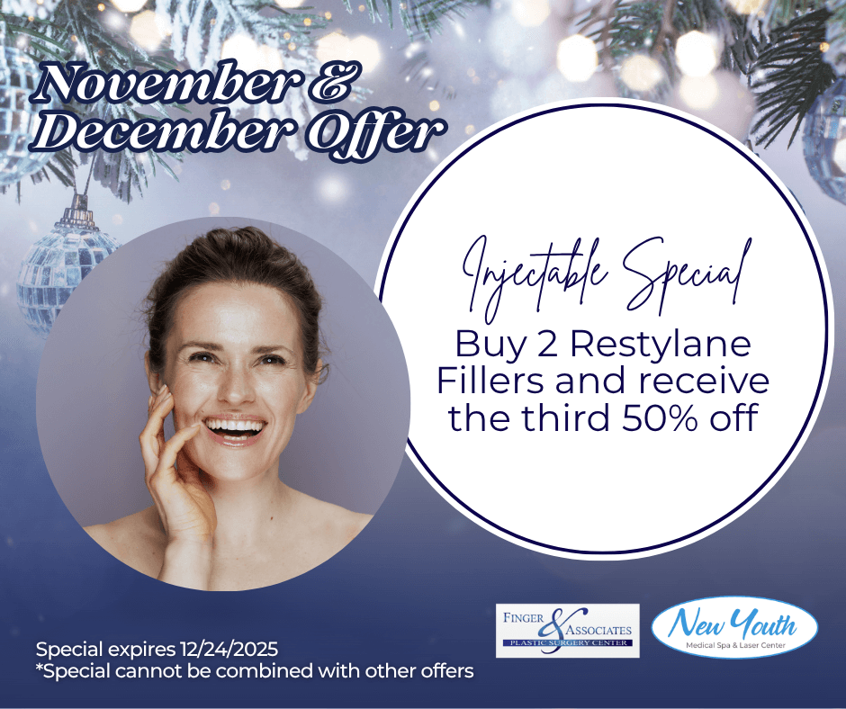 Buy 2 Restylane Fillers and receive the third 50% off Buy 2 Restylane Fillers and receive the third 50% off