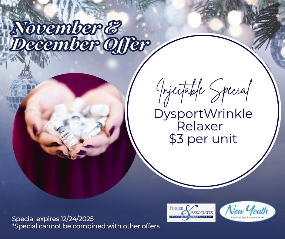 Dysport $3 per unit - Injectable Specials at Finger abdominal Associates Dysport $3 per unit - Injectable Specials at Finger abdominal Associates
