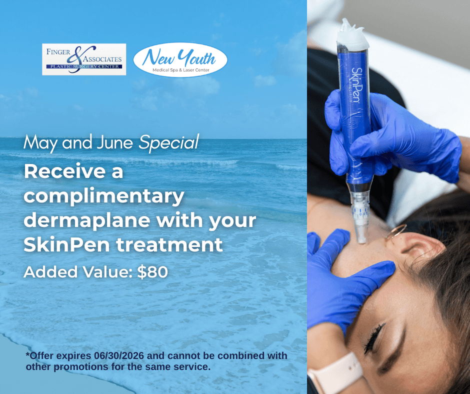 Receive a Complimentary Dermaplane SkinPen Microneedling Treatment Receive a Complimentary Dermaplane SkinPen Microneedling Treatment